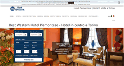 Desktop Screenshot of hotelpiemontese.it